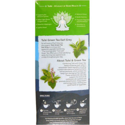 Organic India Tulsi Green Tea Earl Grey 25 Tea Bags