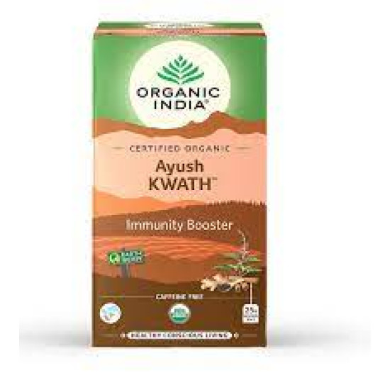 Organic India Ayush KWATH 25 Tea Bags 