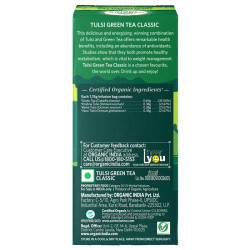 Organic India Tulsi Green Tea Classic 25 Tea Bags