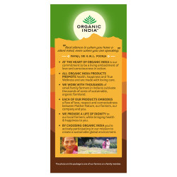 Organic India Tulsi Ginger Turmeric 25 Tea Bags