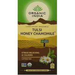 Organic India Tulsi Honey Chamomile 25 Tea Bags