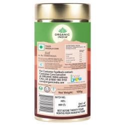 Organic India Tulsi Masala Chai 100 Gram Tin