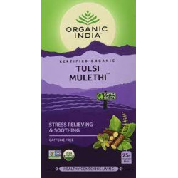 Organic India Tulsi Mulethi 25 Tea Bags