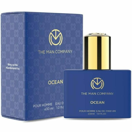 The Man Company Ocean Perfume for Men | Premium Luxury Long lasting Fragrance Spray | Eau De Perfume -30ml