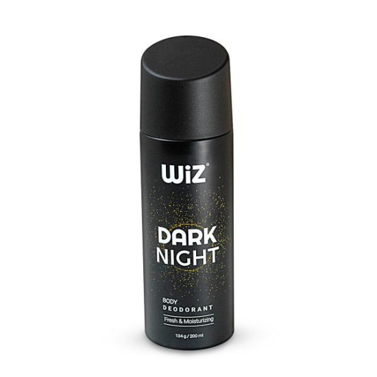 WiZ Dark Night Body Deodorant Spray, 200ml, Fresh & Moisturizing