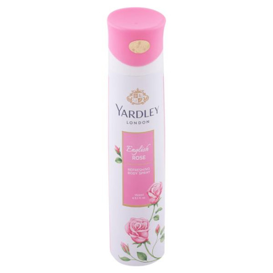 Yardley London English Rose Refreshing Body Spray for Women 150 ml