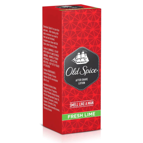 Old Spice After Shave Lotion Fresh Lime