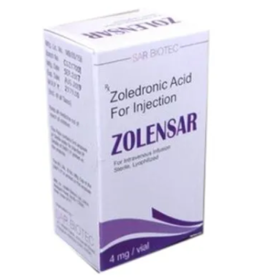 ZOLENSAR 4MG (ZOLEDRONIC Acid Injection)