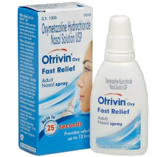 OTRIVIN OXY FAST RELIEF NASAL SPRAY(Oxymetazoline Hydrochloride USP)