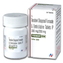 TENOF EM(Emtricitabine 200mg+Tenofovir disoproxil fumarate 300mg)