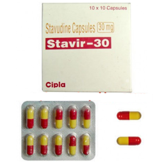 STAVIR 30Mg(Stavudine)