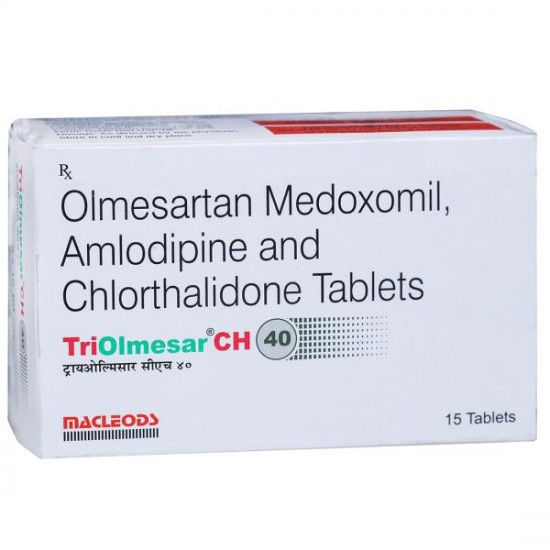 TRIOLMESAR (Olmesartan+Amlodipine+Hydrochlorothiazide)