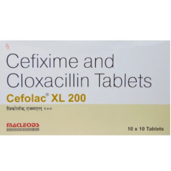 CEFOLAC XL 200 Mg (Cefixime+Cloxacillin)