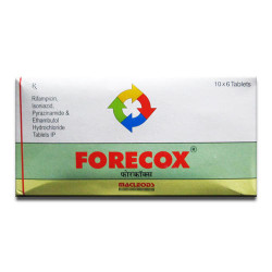 FORECOX KIT (Isoniazid 150mg+Rifampicin 225mg+Ethambutol 400mg+Pyrazinamide 750mg)