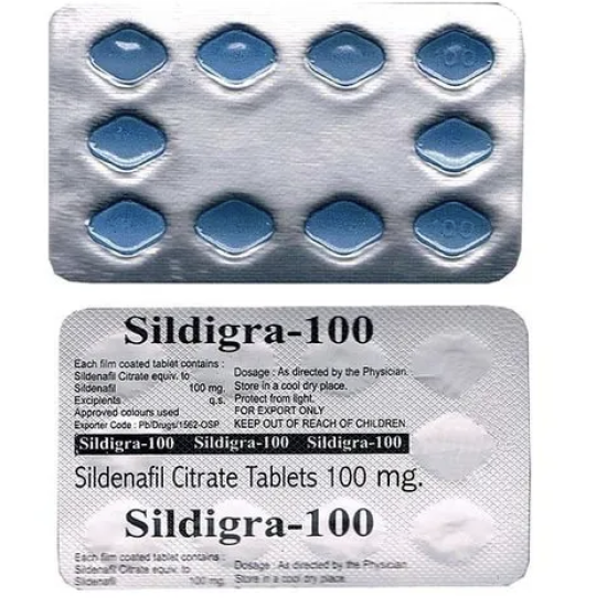 SILDIGRA 100 mg Tablets (Sildenafil)